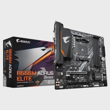 Imagem de Placa Mae Gigabyte B550M Aorus Elite DDR4 Socket AM4 Chipset amd B550