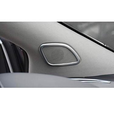 Imagem de JIERS Para Nissan Murano 2015, adesivo de moldura de alto-falante estéreo para porta da frente do carro