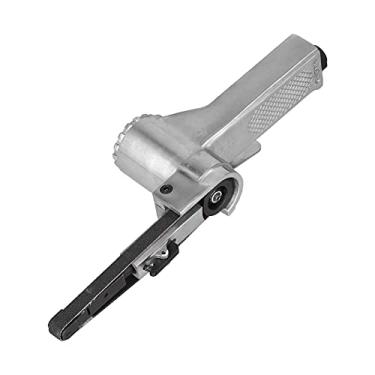 Imagem de Mini máquina de lixar, lixadeira de correia de ar de 1 x 33 cm para compressor de ar para marcenaria (estilo japonês)