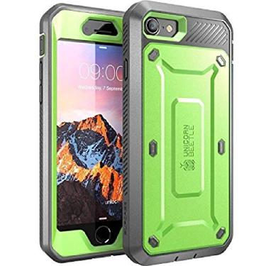 Imagem de SUPCASE Capa para iPhone 7, capa para iPhone 8, SUPCASE Unicorn Beetle Pro Series Capa coldre robusta com protetor de tela integrado para Apple iPhone 7 2016/iPhone 8 2017 (verde/cinza)