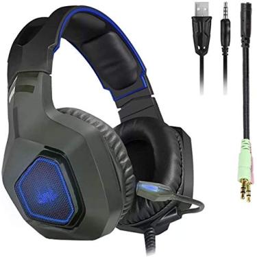 Imagem de Fone de Ouvido HeadSet Gamer KP-488 - P3 - Azul