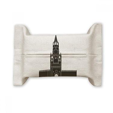Imagem de Rússia Moscow Kremlin Padrão Contorno Papel Papel Papel Papel Lenço Bolsa Algodão