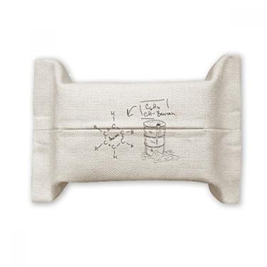 Imagem de Chemistry Kowledge — Suporte de capa de papel para lenços faciais de algodão e linho