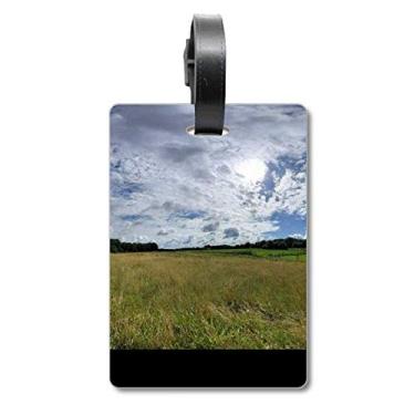 Imagem de Sky Clouds Florestal Ciência Natureza Cenário Bolsa de Mala Etiqueta Etiqueta de Bagagem Etiqueta de Bagagem