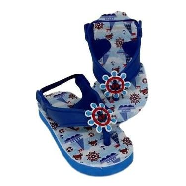 Imagem de Chinelos Infantil Bebe Menino Personagens Marinheiro
