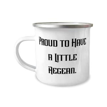 Imagem de Proud to Have a Little Aegean. Caneca de camper de 355 ml, gato egeu, legal para gato egean