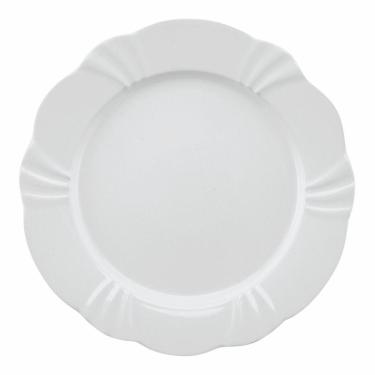 Imagem de Jogo De Pratos Rasos Em Porcelana Soleil Com 6 Peças 29cm Oxford White
