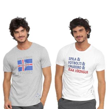 Imagem de Kit 2 Camisetas Umbro Cruzeiro Nations Masculina