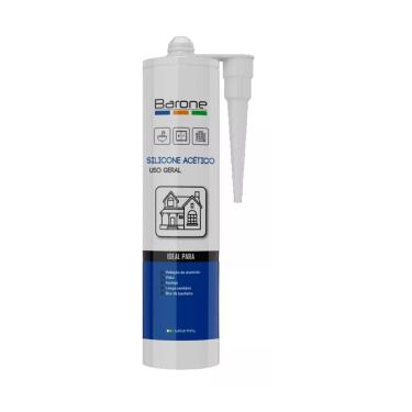 Imagem de Silicone Incolor Transparente Acético Antifungo 260 Gr