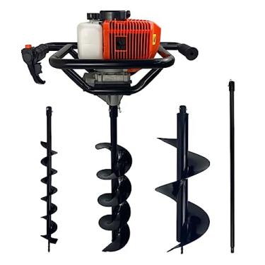 Imagem de Perfurador de Solo Gasolina 52cc 2,5HP com 3 Brocas + Extensão 1m Carbon Fak
