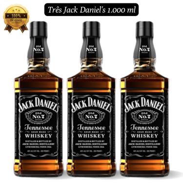 Imagem de Kit 3 Whiskey Jack Daniel's Old No.7 1.000ml 40% vol
