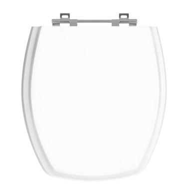 Imagem de Assento Poliéster Laminado Thema Branco Tampa para Vaso Incepa