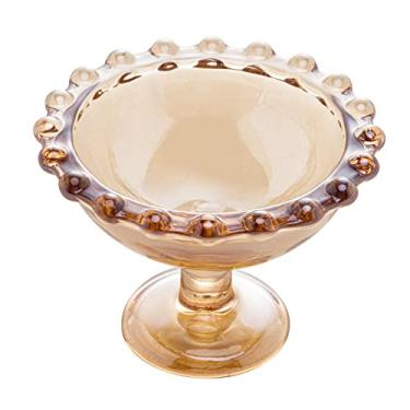 Imagem de WOLFF - Conjunto 6 Taças de Cristal Âmbar Metalizado 8cm x 6cm - Linha Pearl