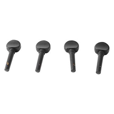 Imagem de Violino Peg Violino Peg Tuning Peg, Violino Tuning Peg Leve Preto Profissional 4 Pçs Madeira Violino Peg para Instrução de Substituição (M00590)