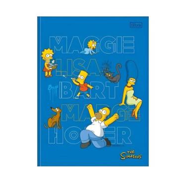 Imagem de Caderno Brochura Universitário Tilibra 80 Folhas Simpsons