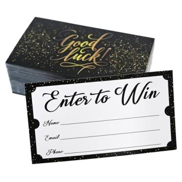 Imagem de L LIKED 250 Raffle Tickets 3.5"x2"Enter to Win Card Great for Entry Cards Contest,Raffles,Ballot Box, Auction, Fund Raisers, Fairs, Carnivals, and More - with Space for Collect Name Email Phone