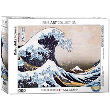 Imagem de EuroGraphics Great Wave Kanagawa by Hokusai Puzzle (1000-Piece), (Model: 6000-1545)
