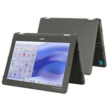 Imagem de mCover Capa rígida compatível apenas com notebooks 2 em 1 Acer Chromebook Spin 512 R853TA 2021 ~ 2023 de 12 polegadas (não serve para nenhum outro modelo) - preta