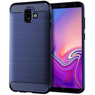 Imagem de Capa para Samsung Galaxy J6 Prime, sensação macia, proteção total, anti-arranhões e impressões digitais + capa de celular resistente a arranhões para Samsung Galaxy J6 Prime