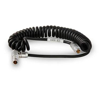Imagem de SZRMCC Fischer Cabo Run Stop de 3 pinos para 7 pinos para câmera ARRI Alexa Mini LF Amira para Tilta lado direito, cabo de madeira 2.0 inclinado para gravação (cabo enrolado)