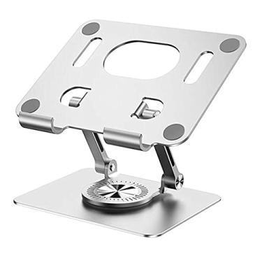 Imagem de WYSXEBWZ Suporte giratório para tablet com rotação de 360°, ajustável, suporte dobrável de alumínio para mesa de mesa, compatível com iPad Pro 9.7, 10.5 Mini 4 3 2, Tab, Nexus, E-Reader