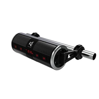 Imagem de KSPEAKER Sistema de áudio de rádio à prova d'água Bluetooth para motocicleta, amplificador embutido, leitor de MP3 de metal de 7,6 cm, ótimo para quadriciclos, motos de scooter, veículo de 12 volts
