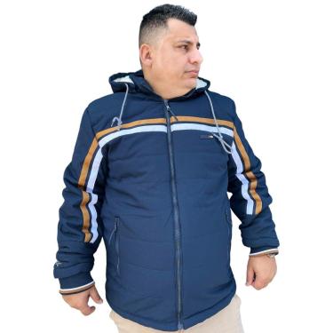 Imagem de Jaqueta Casaco Bobojaco Masculino Plus Size Gangster Aberta Touca-Masculino