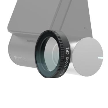 Imagem de Filtro polarizador HD, filtro CPL Dash Cam adequado para 70mai modelo A500 A500S acessório de câmera de painel inteligente ou outra lente de diâmetro de 17,4 mm (preto)