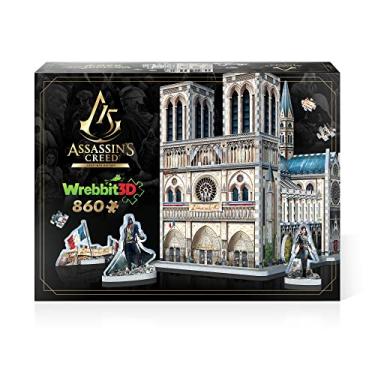 Imagem de Wrebbit3D – Assassin's Creed Unity – Quebra-cabeça 3D Notre-Dame – 860 peças, preenchido com NPCs, usando tecnologia exclusiva de suporte de espuma com 1,5 cm de espessura de espuma de quebra-cabeça que oferece design robusto