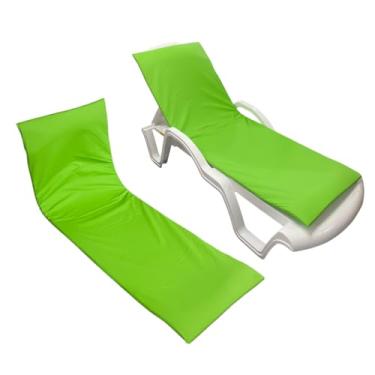 Imagem de Colchonete Almofadado De Espreguiçadeira Piscina Verde Claro Impermeável