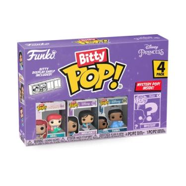 Imagem de Funko Bitty Pop! Disney Princesas Ariel Mulan Tiana + Surpresa 4 Pack