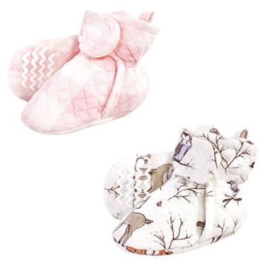 Imagem de Hudson Baby Conjunto de acessórios de inverno unissex com botas acolchoadas para bebês, Floresta Encantada, 18-24 meses