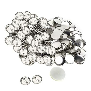 Imagem de Crachá de botão em branco de 100 pces, botão de pino redondo em branco, suprimentos de fabricação de crachá para artesanato, presentes, lembranças (32MM metal badges 100 sets)