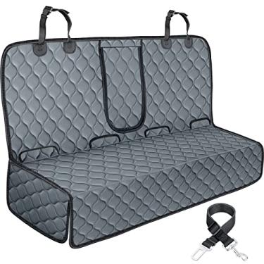 Imagem de URPOWER Capa de assento de carro de cachorro para banco traseiro - Protetor de assento de carro impermeável para cadeirinha de carro infantil e animais de estimação, capas de assento de carro