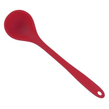 Imagem de Mimo Style Concha de Silicone Vermelha, Material de Silicone Resistente e Flexível, Suporta Temperaturas de Até 220ºC, Prática, Simples e Leve Pesando Apenas 118 Gramas Facilitando o Manuseio