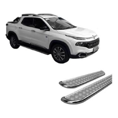 Imagem de Estribo Chapa Fiat Toro Cromado  - HOZZ
