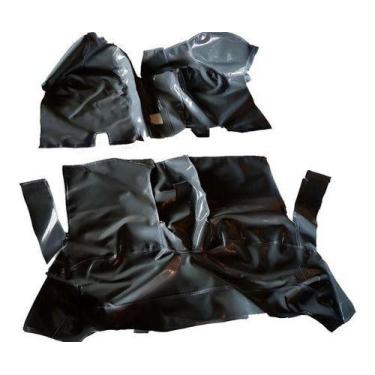 Imagem de Tapetes Assoalho Verniz Liso Grafite 05mm Gol 4 Porta G4 - Sem marca