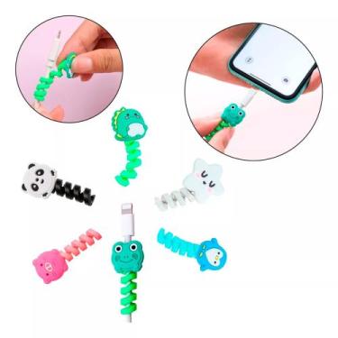 Imagem de 120 Protetor Cabo Carregador Usb Celular Para iPhone Android - Things 