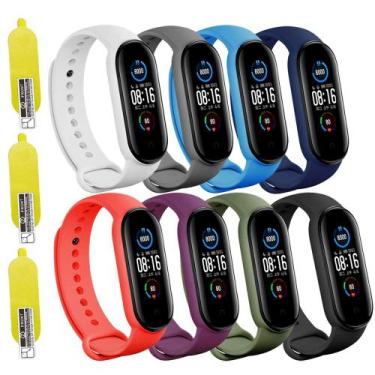 Imagem de (Pacote 4/5/8) Xiaomi Mi 5 e Mi 6 Strap/Amazfit Band 5 Pulseiras de su