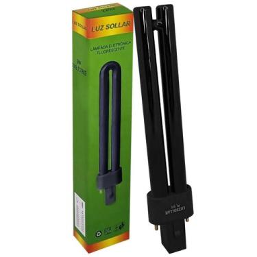 Imagem de Lâmpada Compacta Fluorescente Pl 2 Pinos 9w Luz Negra - LUZ SOLLAR, Lu