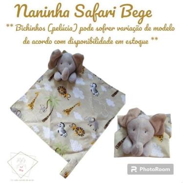 Imagem de Naninha Dupla Face com Pelúcia Bichinhos e Porta Chupeta Diversas Esta