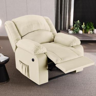 Imagem de Poltrona do Papai Descanso Reclinável Sala de Cinema Madrid Power Elét