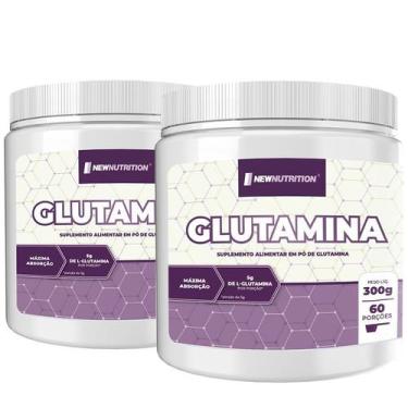 Imagem de Combo 2 Glutamina Natural 300g NEWNUTRITION, Único, Natural