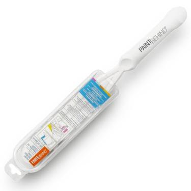 Imagem de PAINT BEHIND - 40,6 cm C x 30,5 cm L x 48,2 cm A - Ferramenta de nylon - Áreas facilmente difíceis de alcançar, escova de tinta plana, ferramenta de vaso sanitário, materiais de pintura de parede para kit de pintura de melhoria da casa