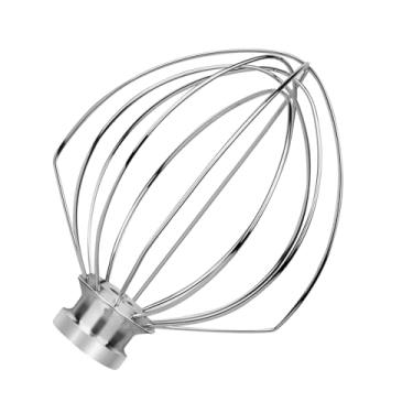 Imagem de Adwrparts Chicote de 6 fios compatível com batedeira de cabeça inclinada Kitchenaid de 6 litros, substituição para acessórios e acessórios de batedeira Kitchenaid KN256, aço inoxidável, lavável na