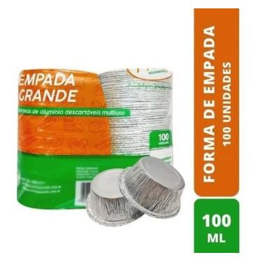 Imagem de Embalagem Descartavel Empada Grande 100ml Empadinhas 100 Uni - Mello D