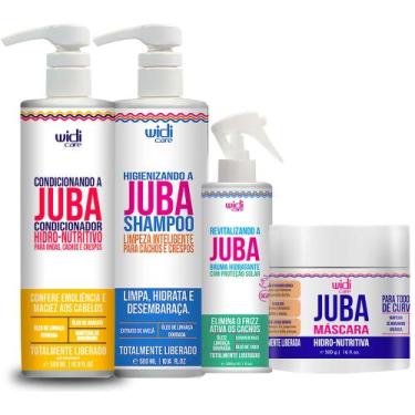 Imagem de Kit Juba Shampoo Másc Cond E Bruma Widi Care