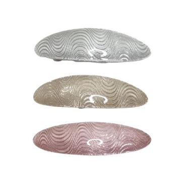 Imagem de Kit 3 fivelas presilhas prendedor  de cabelo acrilico colors - CRIANCA