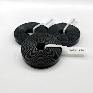 Imagem de COLA SUÍÇA DE QUERATINA PARA MEGA HAIR. kit com 3 unidades. Preto - Sw