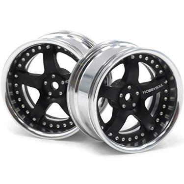 Imagem de 2 peças RC 1/10 de alumínio na estrada hexagonais 12 mm deslocamento ajustável cor prata/preta adequada para 1:10 RC On Road Drift Touring Street Car Tire Tire Tire